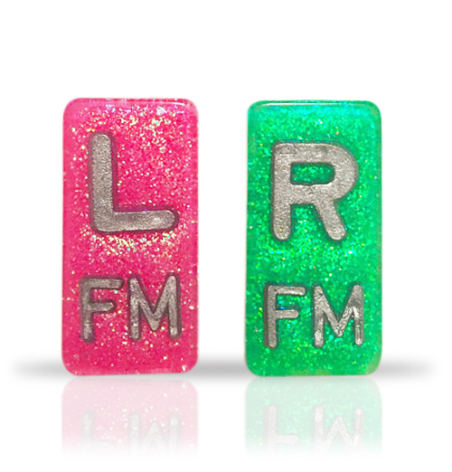 Small Rectangle X-ray Markers - Glitter